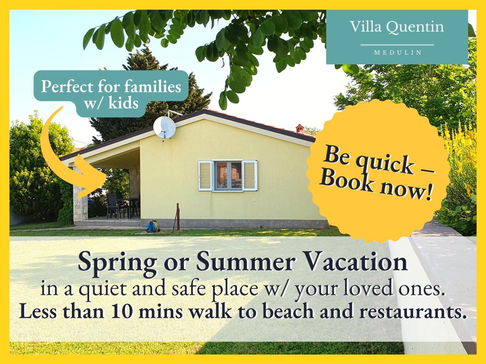 Villa Quentin - Quiet Place Close To Beach Medulin Zewnętrze zdjęcie