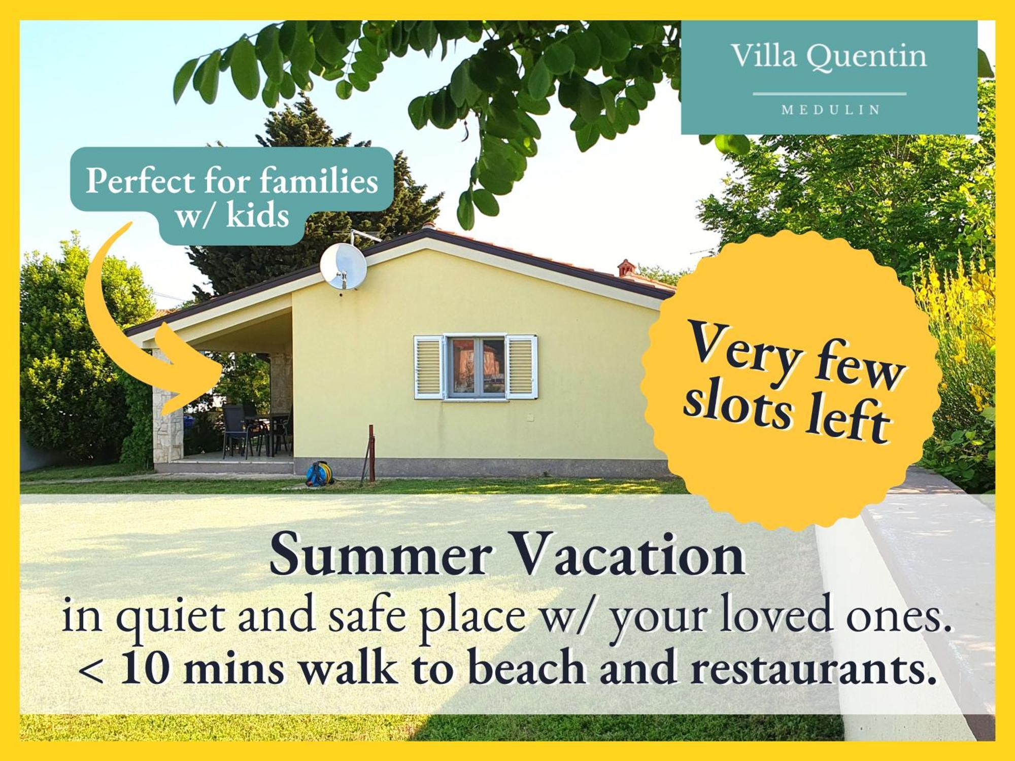 Villa Quentin - Quiet Place Close To Beach Medulin Zewnętrze zdjęcie